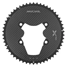 PLATEAU ROUTE 4BRA D.110 POUR SHIMANO ULTEGRA R8100 MICHE 54DTS EXTERIEUR NOIR 12V. ALU, CARBONE 3K (poids 127 g) -X2 RD R81