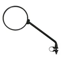 RETROVISEUR UNIVERSEL CYCLO VICMA ROND A COLLIER NOIR DIAM 122mm M8/125  -HOMOLOGUE-