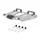 PLATINE A POUR TOP CASE SHAD ALUMINIUM GRIS AVEC KIT VISSERIE COMPATIBLE GAMME TERRA TR55/TR48/TR37 ET LES SH59X/SH58X/SH50/SH48  (D1BTRPA)
