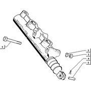 Fixation maître cylindre (volant)