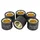 GALET/ROULEAU MAXISCOOTER MAGNETI MARELLI 20x15 14,5g (x6)  POUR HONDA 125 FORZA, PCX, SH, PANTHEON, S-WING/KYMCO 125 DINK, GRAND-DINK (OEM: 00127989/22121-KBE-9000)