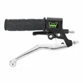 THROTTLE  HANDLE FOR MOPED MBK 41, 51, 88 WITH CHROME LEVER+CHOKE LEVER -SELECTION P2R-