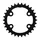 PLATEAU VTT 4BRA D.96 POUR SHIMANO CUES FC-U6000 30DTS DOUBLE ORIGINE (INTERIEUR)
