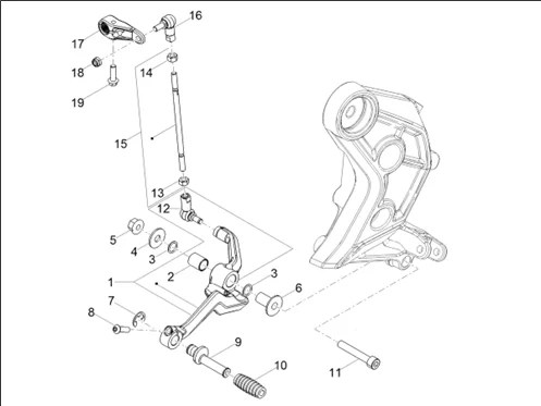 Sélecteurs internes de la boîte de vitesses