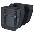 SACOCHE ARRIERE VELO DOUBLE BASIL TOUR 28L NOIR (29,5x14x29,5cm) FIXATION PORTE BAGAGE