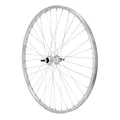 WHEEL FOR URBAN BIKE- 650X35B -REAR FULL ALUMINIUM - SOLID SPINDLE- (35-584) (SOLD WITH NUTS 10X100)