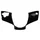 CARENAGE/COUVRE GUIDON SCOOT ADAPTABLE PIAGGIO 50 ZIP 2000> NOIR BRILLANT  -P2R-