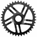 PLATEAU VTT DIRECT MOUNT 38DTS  NOIR ALU ESJOT VAE/E-BIKE MONO ACIER (POUR SYSTEME BOSCH 3ème GENERATION)