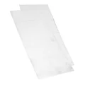 PROTECTION THERMIQUE ADHESIVE ARTEIN TEFIBRAL 195x475 mm 2 FEUILLES EPAISSEUR/DENSITE : 1x0,80 mm/490 gr/m2 + 1x1,60 mm/1000 gr/m2 (RESISTE JUSQU'A 550°C / ADHESIF 175°C)  -PRO SERIES-