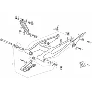 Fourche arriere - Amortisseur