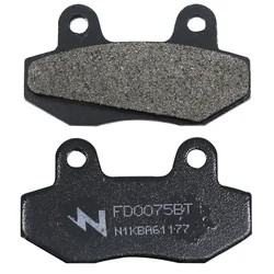 BRAKE PADS NEWFREN FOR HYOSUNG 125 COMET 2002> FRONT FOR : 125 GV AQUILA 2000>2004 , 650 GV AQUILA 2005>2007 , 600 COMET 2003 // REAR FOR : KEEWAY 50 RY8 2010>2016  (FD0075BT)  (TOURING ORGANIC)