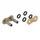 CHAIN QUICK LINK - HOLLOW RIVETING PIN   525  GOLD  (CHAIN TYPE A525XHR3-G)  (OEM SPECIFICATIONS)  -AFAM-