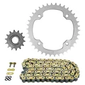 KIT CHAINE ADAPTABLE YAMAHA 450 YZF R 2009>2020  520  14x38  (DIAM COURONNE 125/145/10.5)  (DEMULTIPLICATION ORIGINE)  -AFAM-