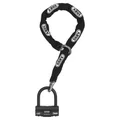 ANTIVOL A CHAINE ABUS GRANIT POWER 1.20M MAILLON DIAM 12 mm AVEC U 84 x 100 mm (DIAM 18 mm) (U CLASSE SRA)
