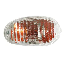 CLIGNOTANT SCOOT ADAPTABLE PIAGGIO 50 TYPHOON 2004> AV GAUCHE TRANSPARENT (HOMOLOGUE CE)  -SELECTION P2R-