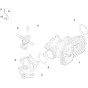 Corps papillon - Injecteur - Raccord d'admission