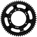 REAR CHAIN SPROCKET FOR MOPED PEUGEOT 103 GRIMECA ALU-WHEEL- 56 TEETH (BORE Ø 98mm) 10 DRILL HOLES (BLACK)  -SELECTION P2R-