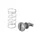 PIVOTABLE SCREW FOR ENGINE COWL For PIAGGIO 50 CIAO, SI (30 mm) (SOLD PER UNIT)  -P2R-