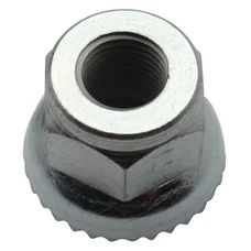 WHEEL NUT FOR BICYCLE - WITH SERRATED WASHER ALGI Ø 10x100  (00593000) (SOLD PER UNIT)
