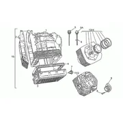 Carter moteur grise