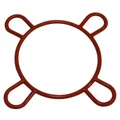 GASKET FOR CYLINDER HEAD FOR MINARELLI 50 AM6 2000>/MBK 50 X-POWER, X-LIMIT/YAMAHA 50 TZR, DTR/PEUGEOT 50 XPS, XR6/RIEJU 50 RS1, SMX/BETA 50 RR/APRILIA 50 RS (SOLD PER UNIT)  -ARTEIN-