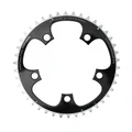 CHAINRING FOR ROAD BIKE- 5 Arms- 40T.Ø 110  -OUTER- ALUMINIUM BLACK- 7075 TA ZEPHYR    (SHIMANO TYPE) 9/10Speed.