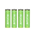 PILE RECHARGEABLE LR6 1.5V RIXUS LITHIUM-ION AA 3000 mWh (VENDU PAR 4) INCLUS CABLE USB-C - RXAA05