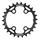 PLATEAU VTT 4BRA D.64 POUR SHIMANO XT M8000/SLX M7000 DOUBLE STRONGLIGHT 26DTS INTERIEUR NOIR 11V. NON FILETE