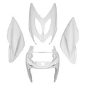 FAIRINGS/BODY PARTS FOR SCOOT MBK 50 NITRO 1997>2012/YAMAHA 50 AEROX 1997>2012 GLOSS WHITE (4 PARTS KIT)  -P2R-
