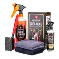 WELDTITE DE LUXE BIKE CARE KIT - Contains 1 BIKE CLEANER SPRAY 1lt, CERAMIC SHIELD 250ml, 2 WIPES and 1 BRUSH (for carbon, alu frames)