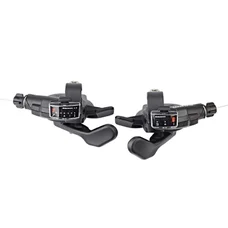 GEAR SHIFTERS SET -FOR MTB - SRAM TRIGGER X3  3x7 Speed. BLACK (PAIR)