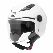 CASQUE ENFANT JET MPH PLAY SIMPLE ECRAN UNI BLANC BRILLANT   YL  (53 à 54 cm) (ECE 22.06)