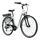 VELO ELECTRIQUE/VAE CITY 28 LEADER FOX PARK MIXTE BLANC BRILLANT 7V MOTEUR ROUE AR BAFANG 36V 45Nm BATTERIE 15Ah (16,5'' - H43cm - TAILLE S - POUR ADULTE DE 158cm à 168cm)