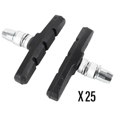 PORTE PATIN FREIN VTT A VIS SYMETRIC FIBRAX 70mm NOIR ECO (BOITE DE 25 PAIRES)