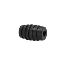 CAOUTCHOUC DE SELECTEUR DE VITESSE / KICK 50 A BOITE NOIR DIAM INT 7 mm - DIAM EXT 18 mm - LONGUEUR 28,5 mm  -SELECTION P2R-