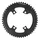 CHAINRING FOR ROAD BIKE- Ø 110 - 4 ARMS- 51T. -OUTER- TYPE SHIMANO ULTEGRA R8000/8050 BLACK CT2 STRONGLIGHT 11 SPEED-. (FOR CHAINRING 36T.)