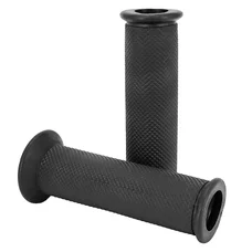 REVETEMENT POIGNEE DOMINO MOTO ON ROAD 3721 NOIR OPEN END 120mm (PAIRE)