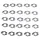 JOINT ECHAPPEMENT/POT SCOOT ADAPTABLE BRIDE RENFORCE OUVERT (VENDU PAR 25)  -SELECTION P2R-