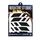 AUTOCOLLANT/STICKER REFLECHISSANT POUR ROUE DE VELO MODELE RACER NOIR (PLANCHE)