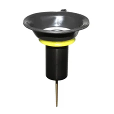 BOISSEAU/MEMBRANE DE CARBURATEUR MAXISCOOTER ADAPTABLE SCOOTER CHINOIS 125CC 4T 152QMI/GY6 (DIAM 22mm) (AIGUILLE+CLIPS+VALVE)  -P2R-