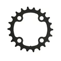 CHAINRING FOR MTB-4 ARMS TRIPLE 22TEETH Ø.64 STEEL BLACK- INNER- SUNRACE and others