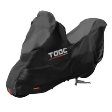 HOUSSE/BACHE DE PROTECTION MOTO TAAC ULTRA HYDROSCUD POLYURETHANE ETANCHE/WATERPROOF 5000mm TAILLE  M NOIR (204x90x163cm) (SANGLE ANTI-FLOTTEMENT/OEILLET ANTIVOL/INSERT RESISTANT CHALEUR 150°)