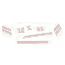 AUTOCOLLANT/STICKER/KIT DECORS ROUGE ORIGINE PIAGGIO 50-125 SPRINT SIXTIES 2016> -2H003836000A1-
