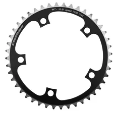 PLATEAU ROUTE 5BRA D.130 STRONGLIGHT 44DTS INTERIEUR NOIR ALU 7075 TYPE SHIMANO  9/10V.