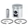 PISTON FOR MOPED PEUGEOT 103 MVL, SP, RCX, SPX, VOGUE Ø 39,88mm  (Marked A)  -SELECTION P2R-