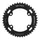 CHAINRING FOR GRAVEL BIKE 4 ARMS-Ø110 FOR SHIMANO GRX DOUBLE TA X110 External 44 Teeth- COMPATIBLE RX600-RX810 BLACK 10/11 Speed.