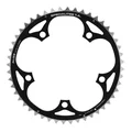 PLATEAU ROUTE 5BRA D.130 TA ALIZE 48DTS EXTERIEUR NOIR ALU 7075 TYPE SHIMANO 8/9/10V.