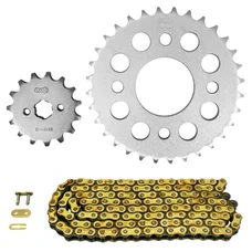 CHAIN AND SPROCKET KIT FOR SKYTEAM 125 SKYMAX 2010>2015  420  15x32 (SPROCKET Ø 50/80/10.25)  (OEM SPECIFICATIONS)  -AFAM-