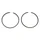 PISTON RING FOR SCOOT AIRSAL FOR  KYMCO 50 BET&WIN 2STROKE , DINK LIQUIDE 2STROKE , SUPER 9 2STROKE