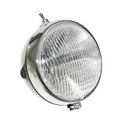 PHARE/PROJECTEUR CYCLO ADAPTABLE PEUGEOT/MBK ROND NOIR AVEC INTERRUPTEUR  -SELECTION P2R-